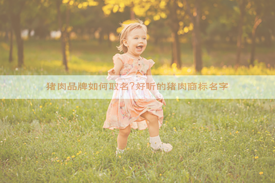 猪肉品牌如何取名？好听的猪肉商标名字