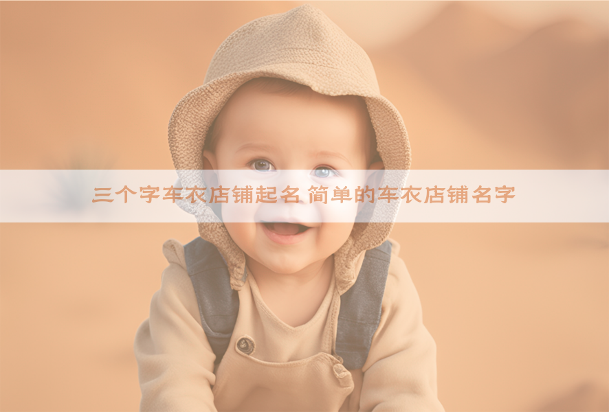 三个字车衣店铺起名 简单的车衣店铺名字