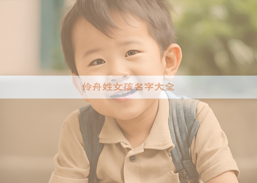 伶舟姓女孩名字大全