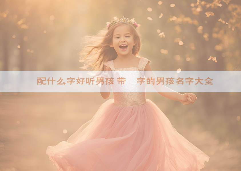 璋配什么字好听男孩 带璋字的男孩名字大全