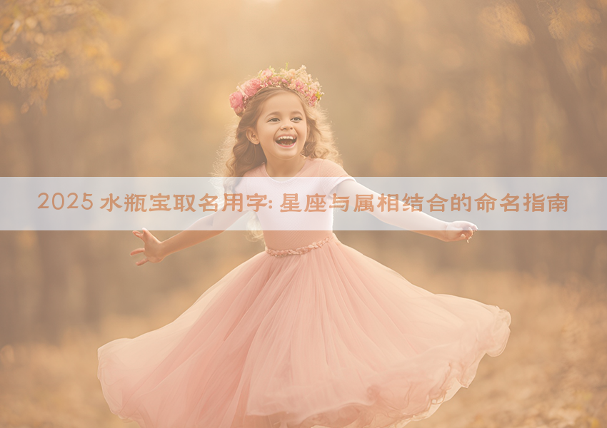 2025 水瓶宝取名用字：星座与属相结合的命名指南