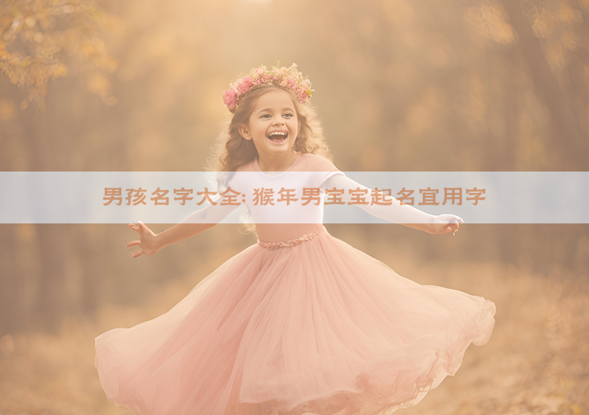 男孩名字大全：猴年男宝宝起名宜用字