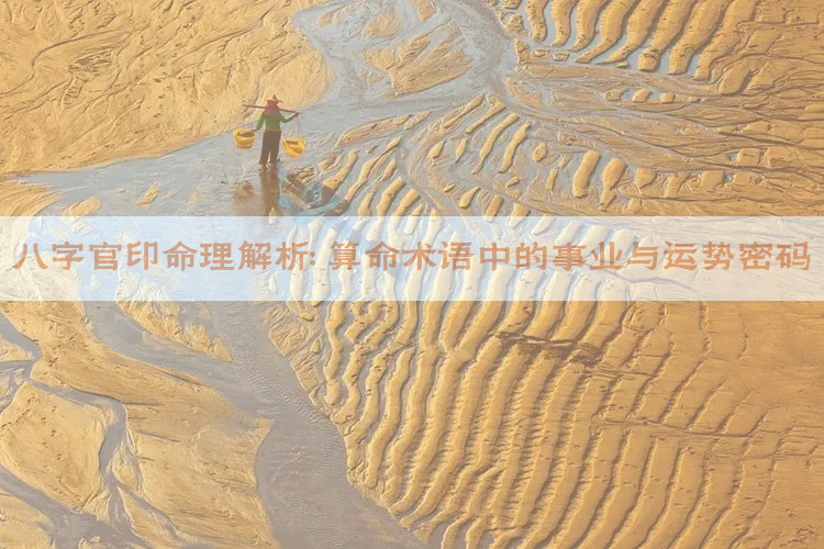 八字官印命理解析：算命术语中的事业与运势密码