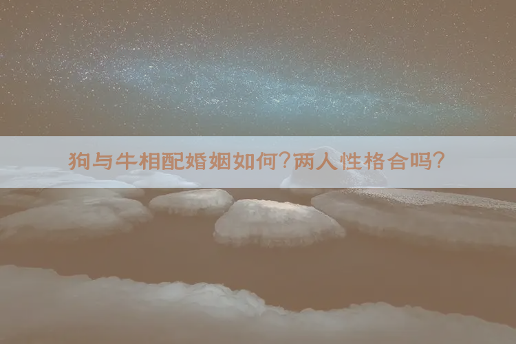 狗与牛相配婚姻如何？两人性格合吗？