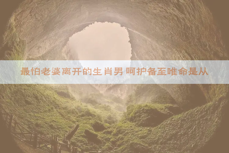 最怕老婆离开的生肖男 呵护备至唯命是从